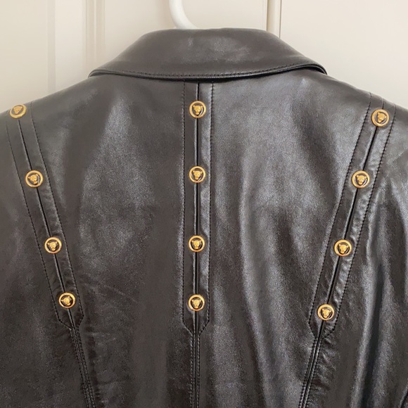 Escada Vintage Leather Blazer - 38 - Picture 11 of 14